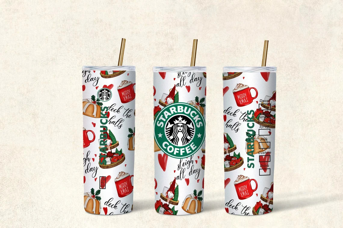 STARBUCKS CHRISTMAS TUMBLERS PRETTYPRESSED