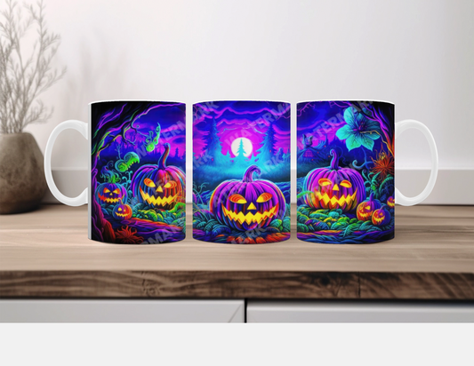 PUMPKINS IN THE NIGHT MUG