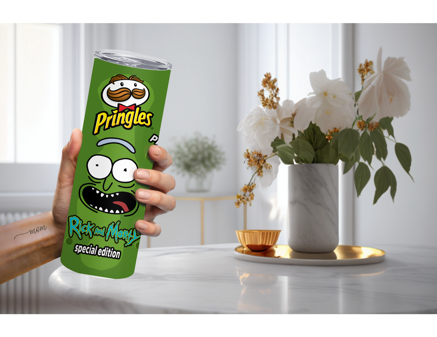 RICK & MORTY PRINGLES TUMBLER