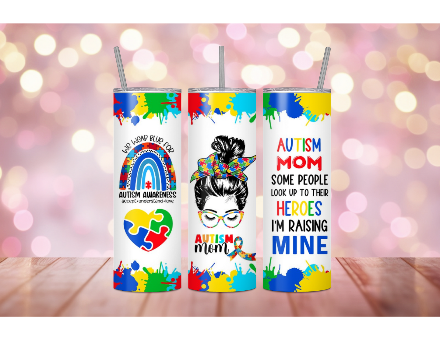 AUTISM MOM TUMBLERS