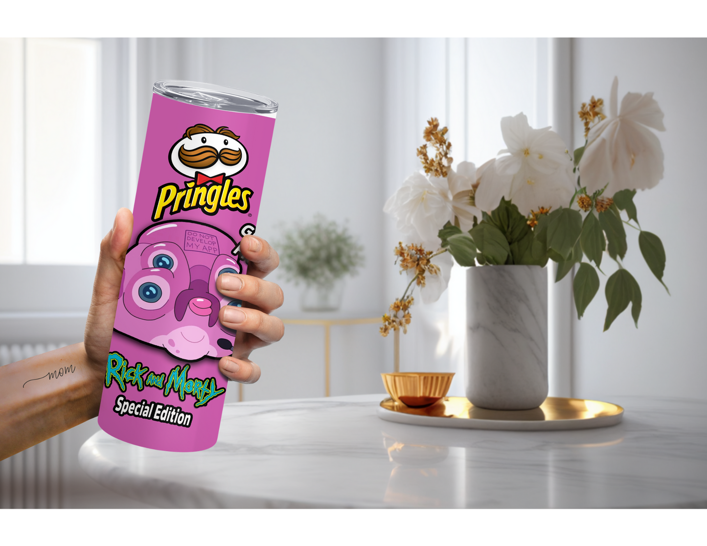 RICK & MORTY PRINGLES TUMBLER