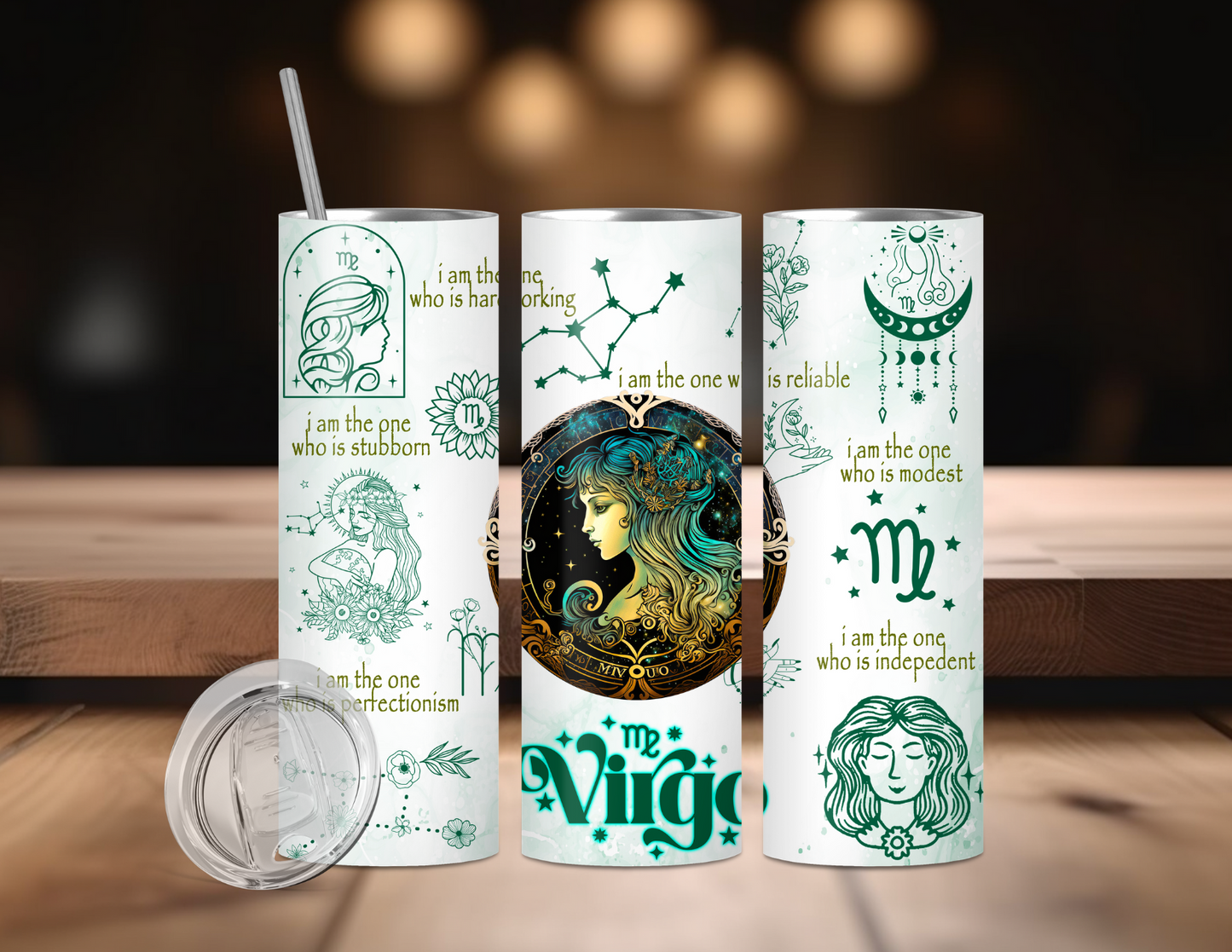 VIRGO ZODIAC TUMBLER