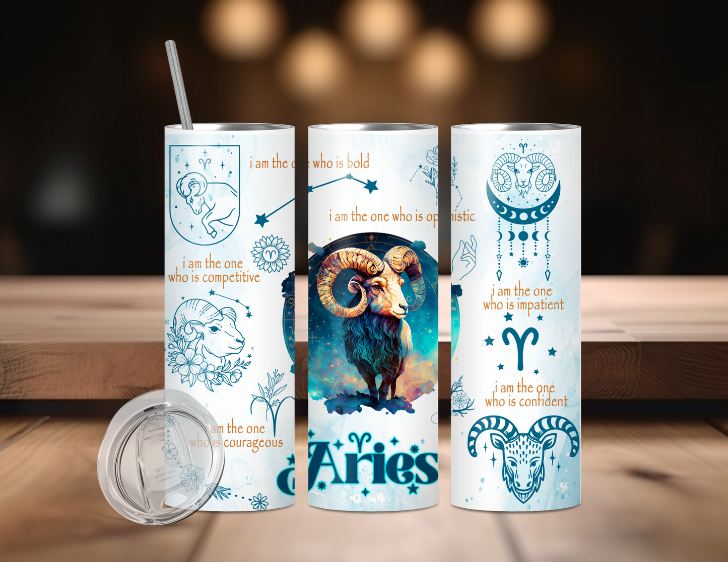 ARIES ZODIAC TUMBLER