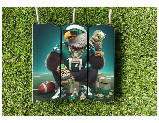 PHILADELPHIA EAGLES RAPPER TUMBLER