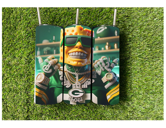 GREEN BAY PACKERS RAPPER TUMBLER