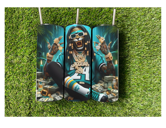 JACKSONVILLE JAGUARS RAPPER TUMBLER