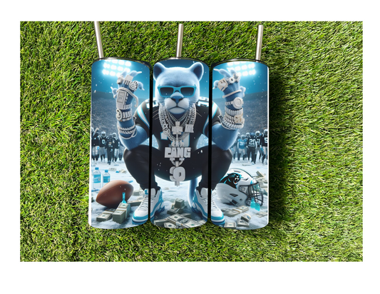 CAROLINA PANTHERS RAPPER TUMBLER