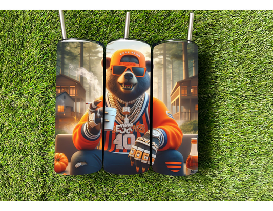 CHICAGO BEARS RAPPER TUMBLER