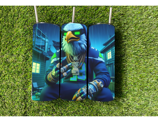 SEATTLE SEAHAWKS RAPPER TUMBLER