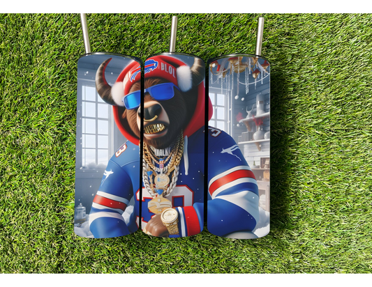 BUFFALO BILLS RAPPER TUMBLER