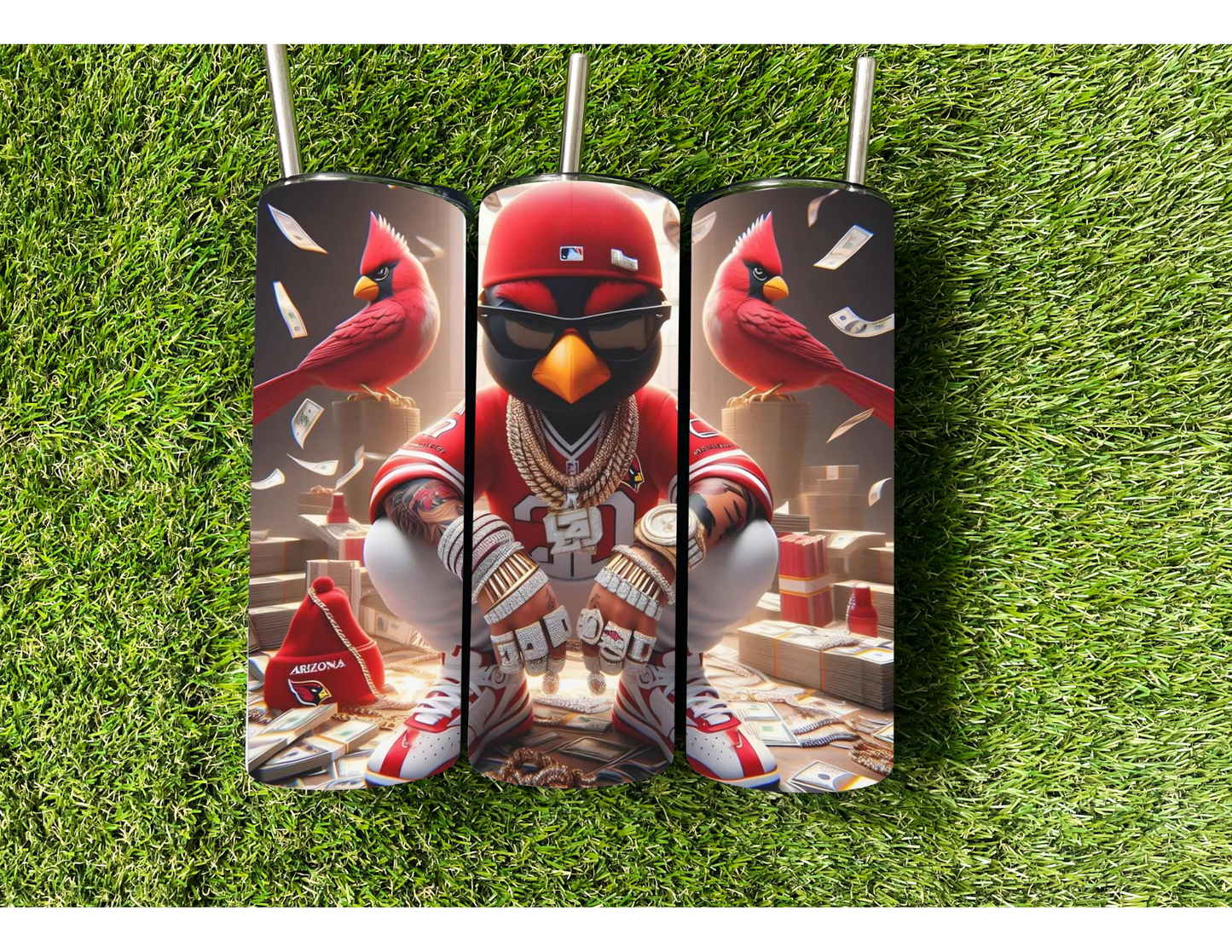 ARIZONA CARDINALS RAPPER TUMBLER