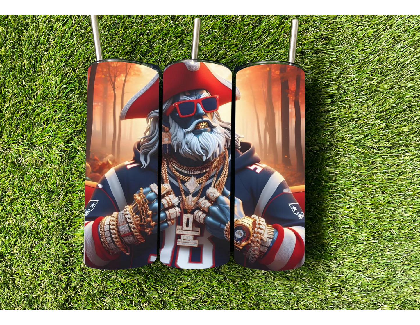 NEW ENGLAND PATRIOTS RAPPER TUMBLER