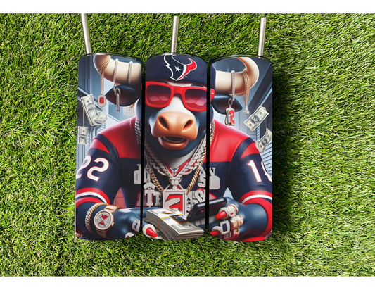 HOUSTON TEXANS RAPPER TUMBLER