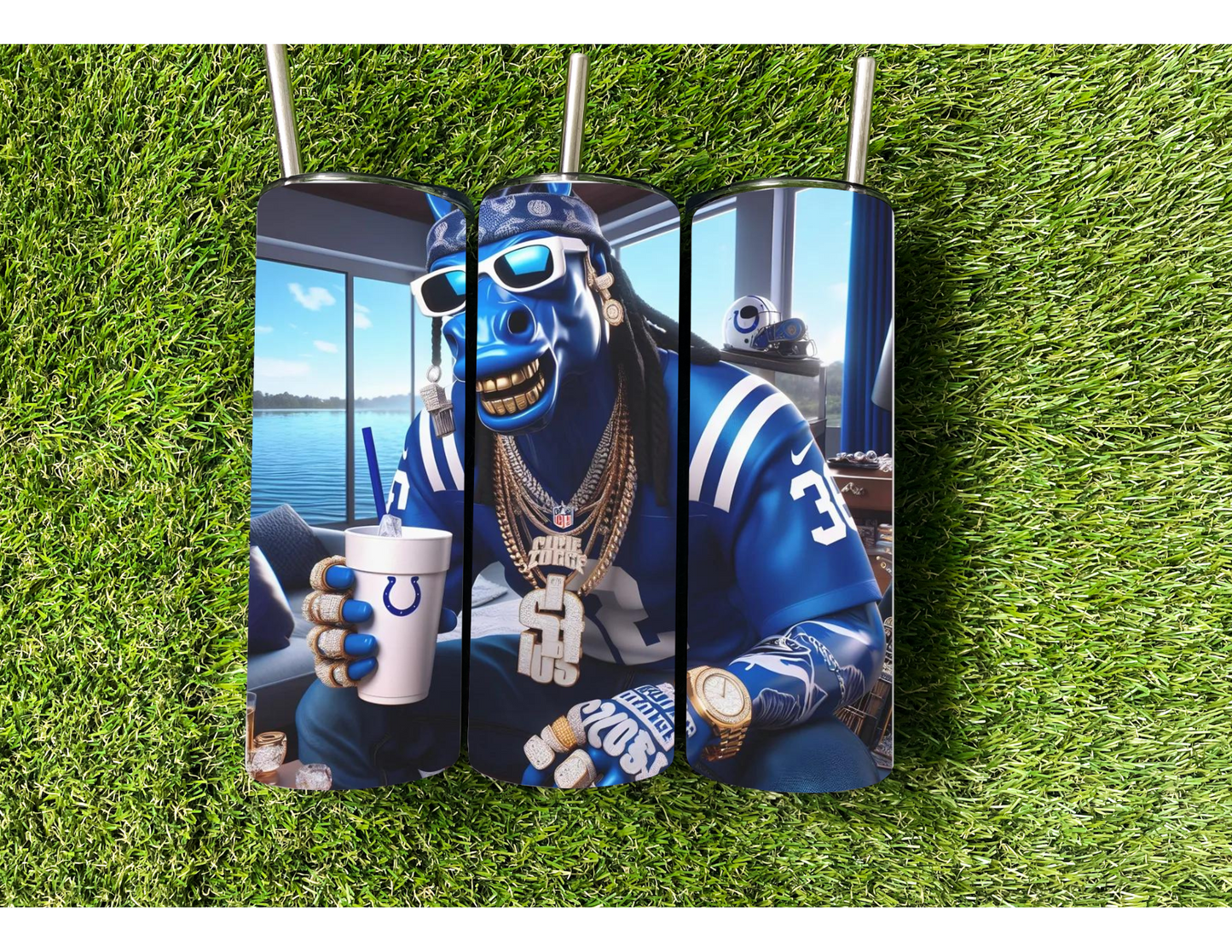 INDIANAPOLIS COLTS RAPPER TUMBLER