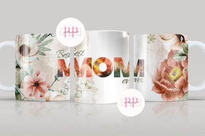 BEST MOM MUG- Peach