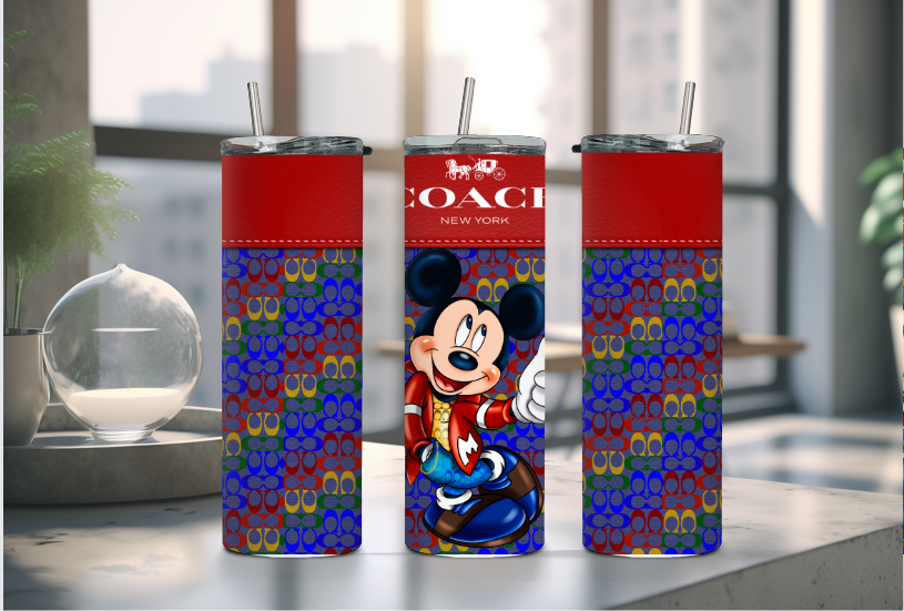 COACH MICKEY MOUSE TUMBLER