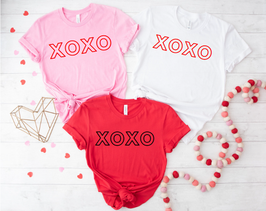 XOXO VALENTINES ADULT SHIRT