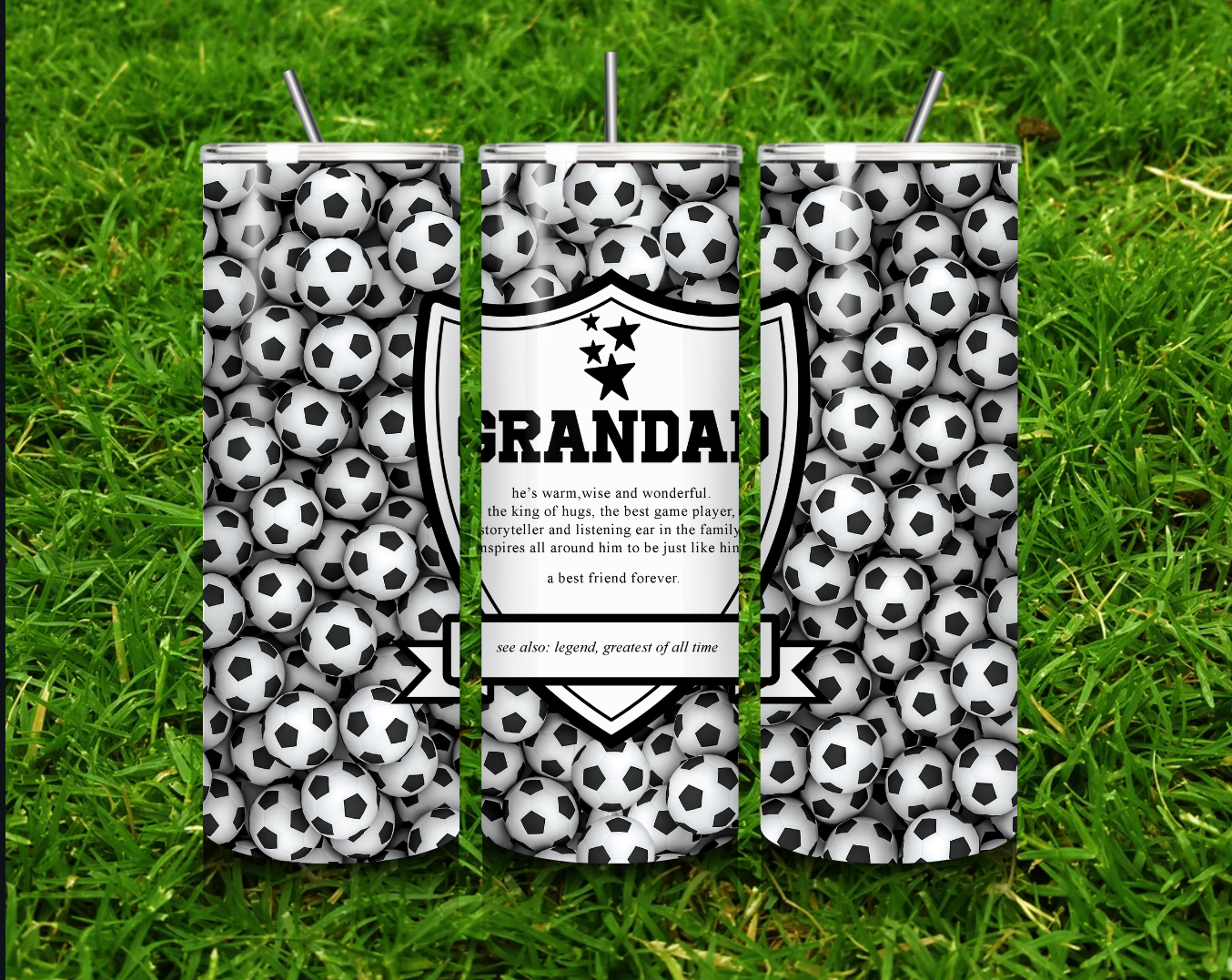 SOCCER GRANDAD TUMBLER