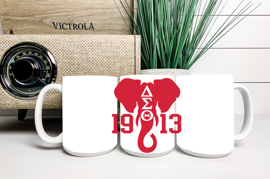 DELTA SIGMA THETA ELEPHANT MUG