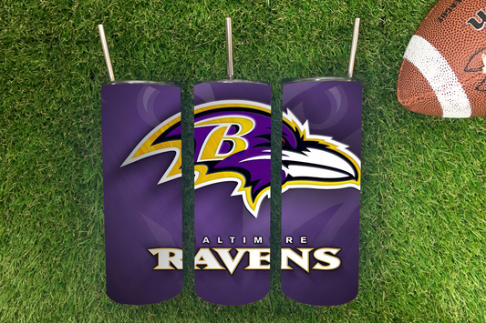 BALTIMORE RAVENS SKINNY TUMBLER