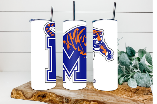 MEMPHIS TIGERS SKINNY TUMBLERS