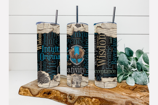 HARRFY POTTER RAVENCLAW SKINNY TUMBLER