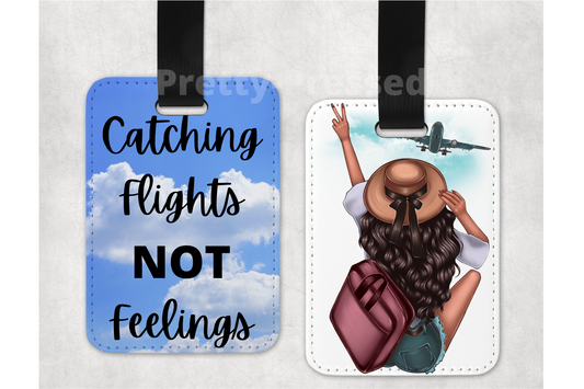 CATCHING FLIGHTS LUGGAGE TAG