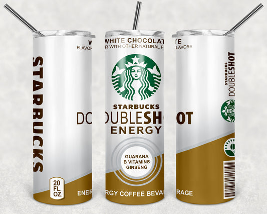 STARBUCKS DOUBLE SHOT ENERGY SKINNY TUMBELR (4 STYLES)