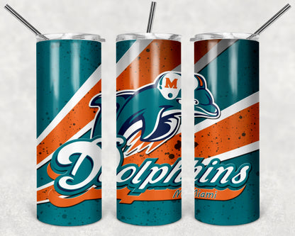 MIAMI DOLPHINS SKINNY TUMBLERS