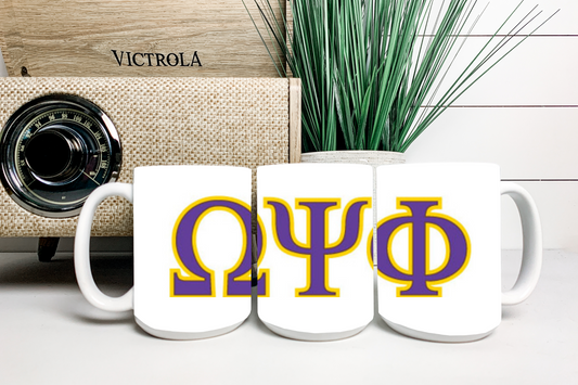 OMEGA PSI PHI MUG