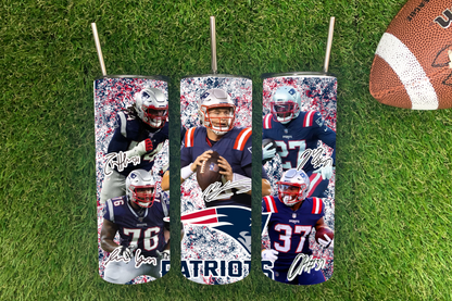 New England Patriots Skinny Tumbler